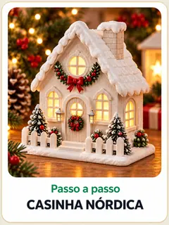 Casinha nórdica em cerâmica fria